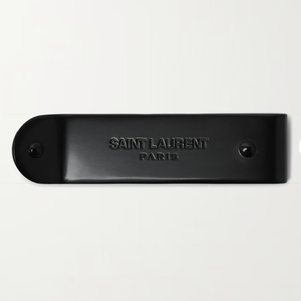 Saint Laurent Black Money Clip Ysl - Picture 6 of 7